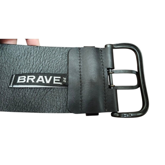 Brave Willa Bridle Black Leather Women's Belt Size 30 - Picture 7 of 12